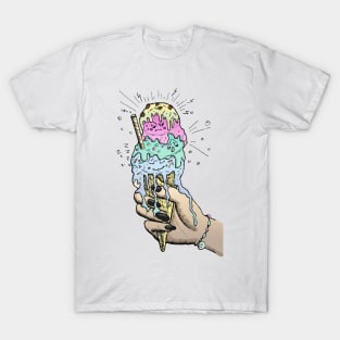 emotional ice-cream cone T-Shirt